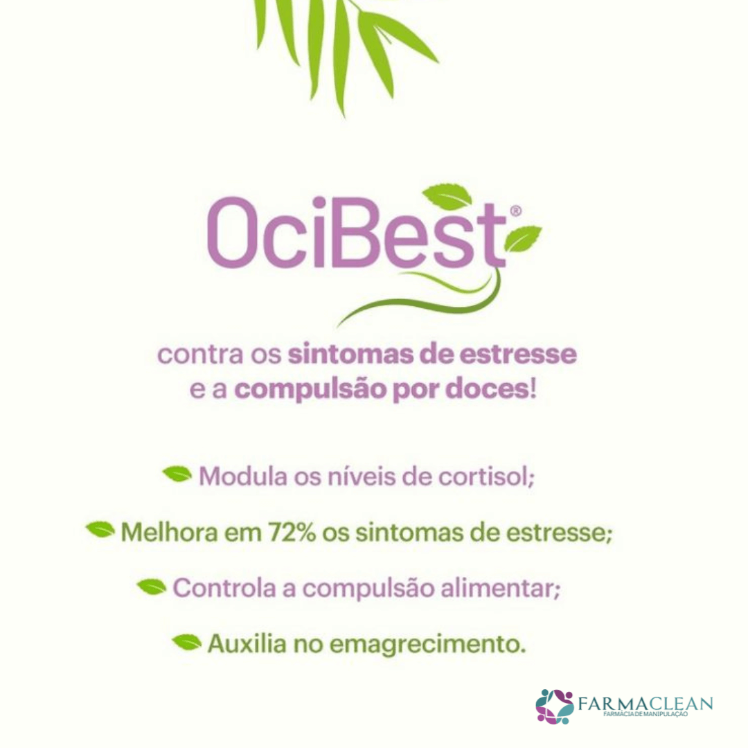 Ocibest® 300mg - Gerenciador natural do stress e controle da compulsão alimentar