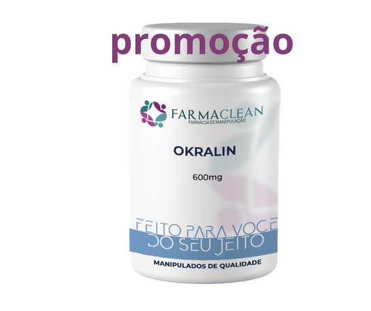 OKRALIN 600mg - Inibidor de absorção de gordura
