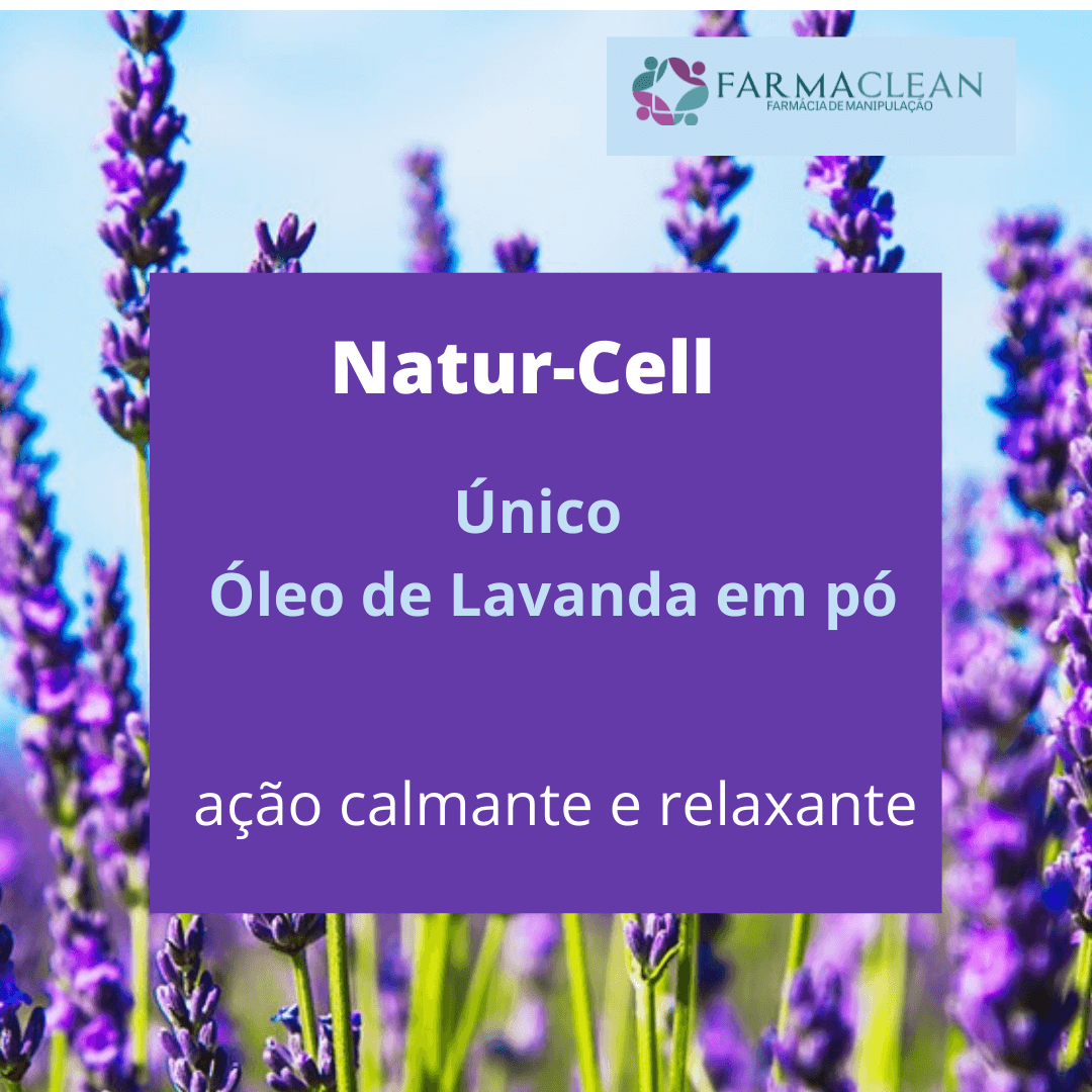 Natur-Cell 200mg - promove sensação de calma e relaxamento.