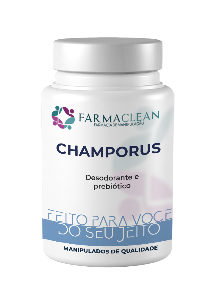 Champorus - Efeito desodorante e prebiótico