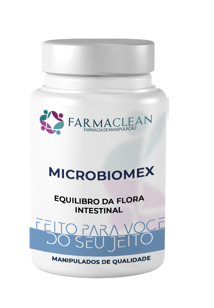 MicrobiomeX® 250mg -Melhora da barreira e equilíbrio da flora intestinal