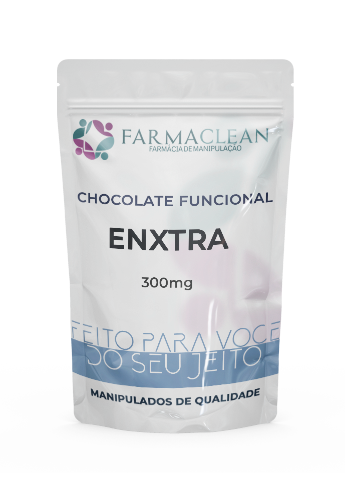 chocolate funcional com ENXTRA 300mg - Performance Energia e Foco