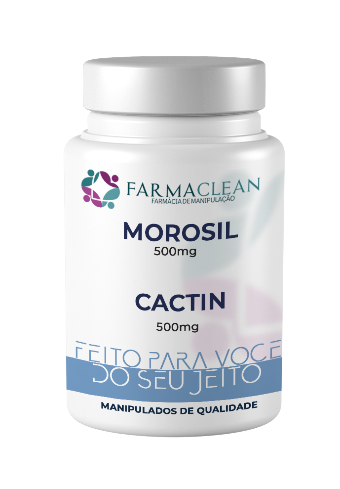 Morosil 500mg + Cactin 500mg - Potente auxiliar na perda de peso