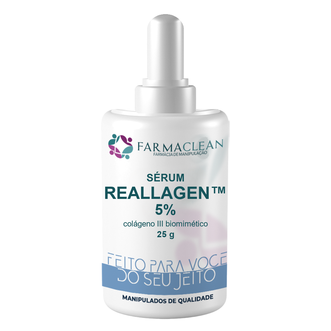 Frasco FarmaClean Sérum Reallagen 5%, 25 g